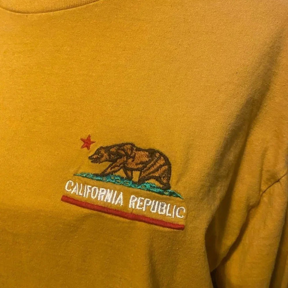 Yellow California Republic Long Sleeve - Picture 2 of 3
